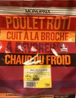 Mängden socker i Poulet rôti à la broche