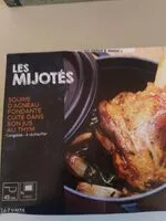 Mängden socker i Les Mijotés Souris d'agneau fondante cuite dans son jus au thym