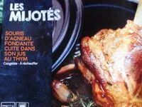 Mängden socker i Souris d'agneau fondante cuite dans son jus au thym