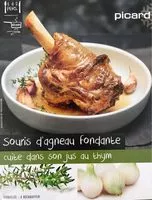 Mängden socker i Souris d’Agneau Fondante Cuite dans son Jus au Thym