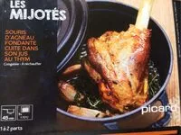 Mängden socker i Souris d'agneau les mijotés