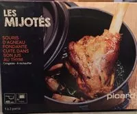 Mängden socker i "Les Mijotés" souris d'agneau fondante