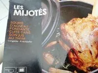 Mängden socker i Souris d'agneau fondante cuite dans son jus au thym