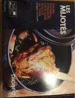 Mängden socker i Souris d'agneau fondante cuite dans son jus au thym