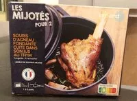 Mängden socker i Les mijotés pour 2 souris d’agneau