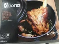 Mängden socker i Les mijotés souris d'agneau fondante cuite dabs son jus de thym