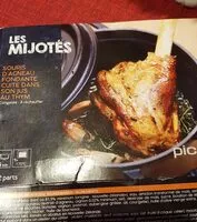 Mängden socker i Souris d agneau fondante cuite dans son jus au thym