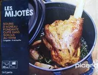 Mängden socker i Souris d'agneau fondante cuite dans son jus au thym