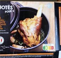 Mängden socker i Souris d’agneau fondante cuite dans son jus au thym