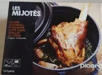 Mängden socker i Souris d'agneau fondante cuite dans son jus au thym