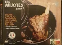 Mängden socker i Souris d'agneau fondante cuite dans son jus au thym