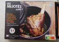 Mängden socker i Souris  d'agneau