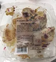 Mängden socker i Muffins fruits du jardin