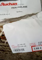 Mängden socker i Pain Poilane