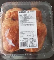 Mängden socker i Pains au chocolat x 4