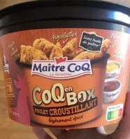 Mängden socker i Coq en box