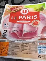 Mängden socker i U le Paris sans couenne