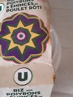 Mängden socker i Riz aux poivrons et émincés de poulet rôti