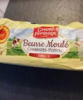 Mängden socker i Beurre moulé Charente poitoux doux