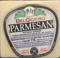 Mängden socker i Natural Parmesan Cheese