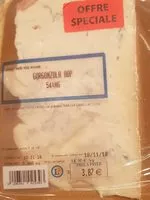Mängden socker i Gorgonzola aop
