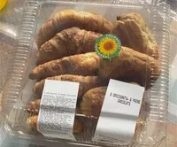 Mängden socker i 6 croissant 6 pain au chocolat