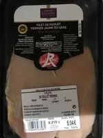 Mängden socker i Filets de poulet fermier jaune