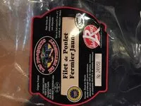 Mängden socker i Filet de poulet fermier jaune du gers