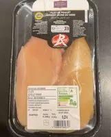 Mängden socker i Filet de poulet fermier jaune du Gers LABEL ROUGE