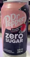 Mängden socker i Dr. Pepper Strawberries and Cream Zero Sugar