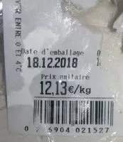 Mängden socker i Boudin blanc