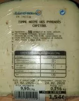 Mängden socker i Tomme noire des Pyrénées