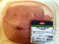 Mängden socker i Jambon cuit supérieur 3 tranches