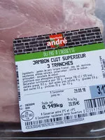 Mängden socker i jambon cuit supérieur