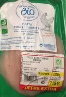 Mängden socker i Filet de poulet fermier biologique