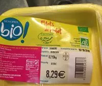 Mängden socker i Filets de poulets fermiers