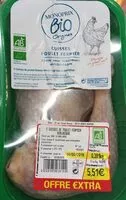 Mängden socker i Cuisses poulet fermier