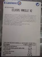 Mängden socker i Éclair vanille x2