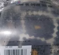 Mängden socker i Tomme de chèvre