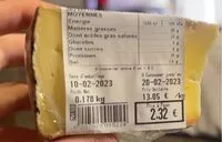 Mängden socker i Tomme de Savoie igp