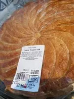 Mängden socker i Galette des rois