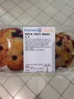 Mängden socker i Muffin fruits rouges