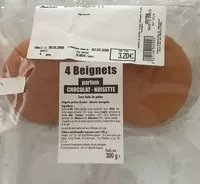 Mängden socker i Beignets parfum chocolat-noisette