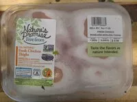 Mängden socker i Boneless skinless chicken thighs
