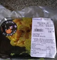 Mängden socker i Émincé de porc au curry