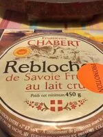 Mängden socker i Reblochon de Savoie fruitier au lait cru