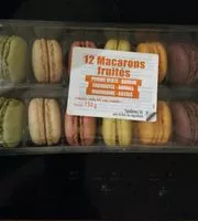 Mängden socker i Macarons fruités