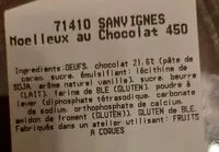 Mängden socker i Moelleux au chocolat