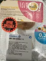 Mängden socker i Donut sucré