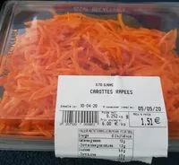 Mängden socker i Carotte râpée